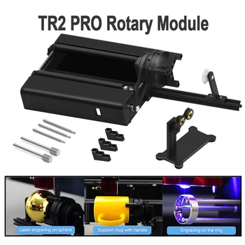 Twotrees TR2 PRO Rotary Módulo CNC Máquina de gravação a Laser eixo Y Rotary Rolo de Gravura do Módulo para a Escultura de Objectos Cilíndricos