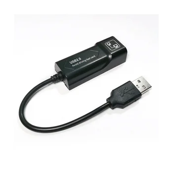 USB 2.0 RJ45 10/100 Mbps Ethernet USB Adaptador de Rede Placa de rede Placa de Rede USB, Lan RJ45 Placa para PC Portátil