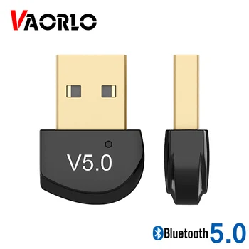 VAORLO Bluetooth 5.0 Transmissor sem Fio Dongle Para Computador Mouse sem Fio Adaptador de Transmissão Estável Mini Adaptador Dongle