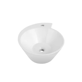 Vaso do Banheiro Pia Em Cerâmica Branca Cerâmica Branca [EUA Stock]