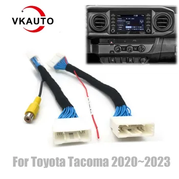 Vkauto C30 pinos RCA de Vídeo de Plug Adaptador de Cabo C28 Disparador de Cabo Para Toyota Tacoma 2020~2023 Para Câmera de Visão Traseira