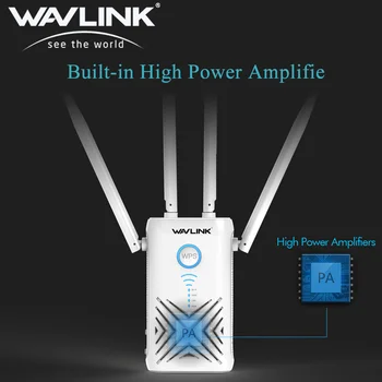 Wavlink sem Fio de Alta Potência de 2.4 5Ghz 1200Mbps Wi-fi do Roteador/Repetidor/Ponto de Acesso wi-Fi Range Extender Wifi Booster Repetidor Wifi