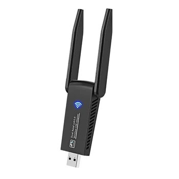 Wifi Placa de Rede sem Fio USB 3.0 1300M Adaptador AC1300 Com Antena Para PC Portátil Mini Dongle
