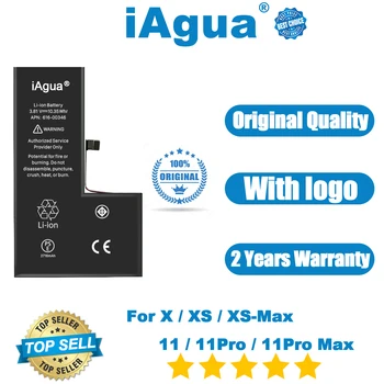 iAgua 5pcs Original de Qualidade Para o iPhone 6 6 7 8 6P 6SP 7P 8P Substituição de Bateria Para X XR XS XSmax