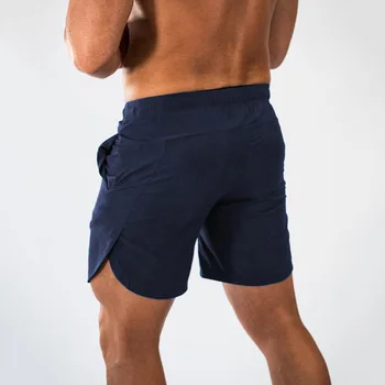 novos Esportes de Verão Executando Shorts Homens Jogging Shorts de Fitness, de secagem Rápida e Respirável Shorts Slim Fit Ginásio Calças Curtas